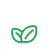 Green double leaf icon representing environmental sustainability and green initiatives at Square Corporation.