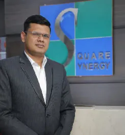 Professional portrait of Jatin Goel at the Square Corporation office.