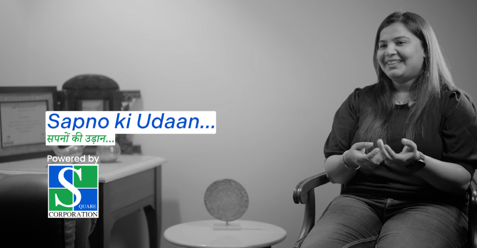 Video testimonial thumbnail of Nitika discussing her professional development and the collaborative work environment at Square Corporation.