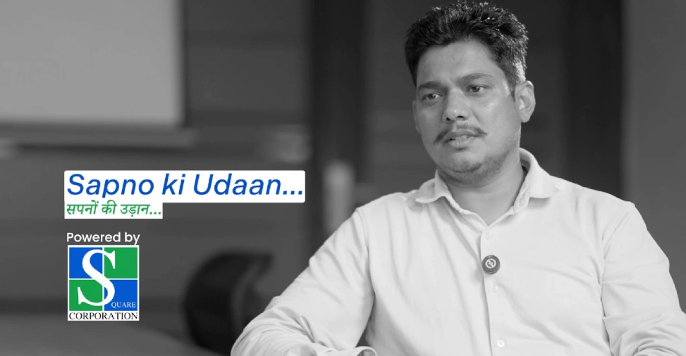 Video testimonial thumbnail featuring Pankaj detailing his successful career trajectory and employee satisfaction at Square Corporation.