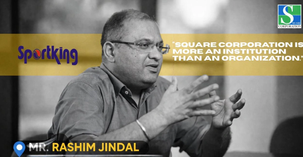 Video testimonial thumbnail featuring Rasim Jindal sharing his positive experience as a trusted supplier for Square Corporation.